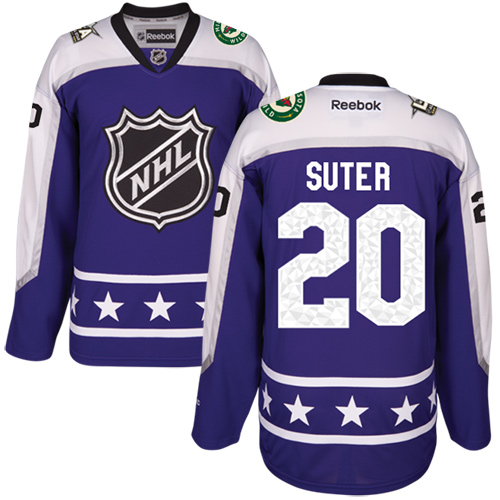Wild #20 Ryan Suter Purple All-Star Central Division Stitched Youth NHL Jersey